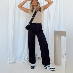 Princess Polly Black Trousers